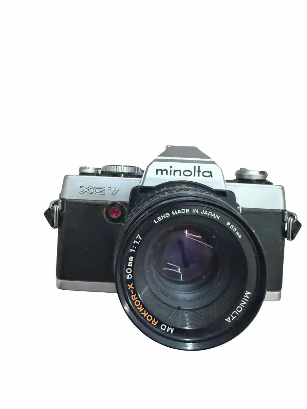 Minolta XG7 35mm SLR Film Camera MD Rokkor-X 50mm f/1.7 Parts Only